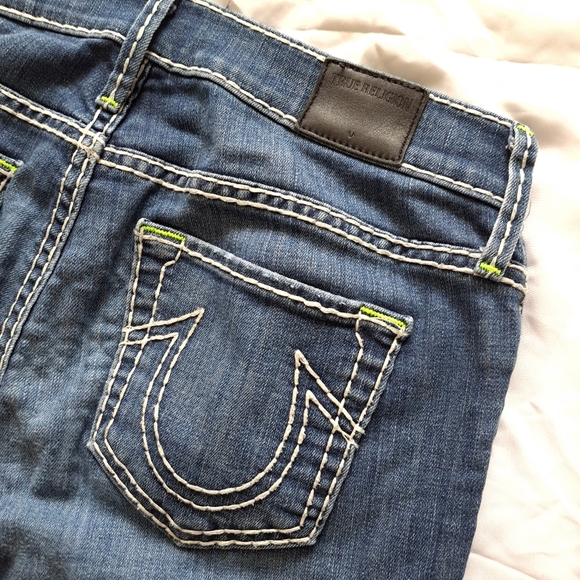 True religion | Blue faded ripped women's CASEY , low rise super skinny Jean - Picture 12 of 14